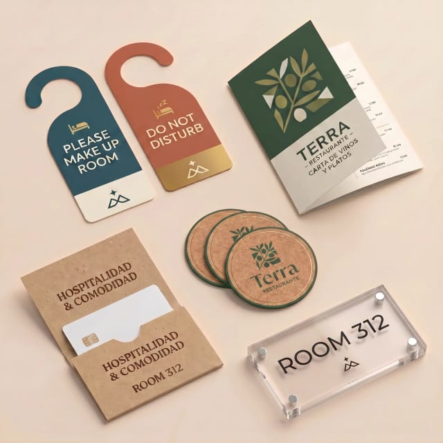 Cartas y menús impresos para restaurantes y hoteles en Cataluña